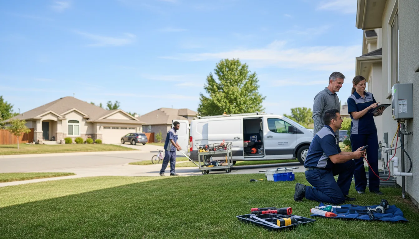 Tankless water heater service in Estelline, TX